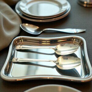 Wm. Rogers Bros 1847 Eternally Yours Silver Plate Serving Spoons